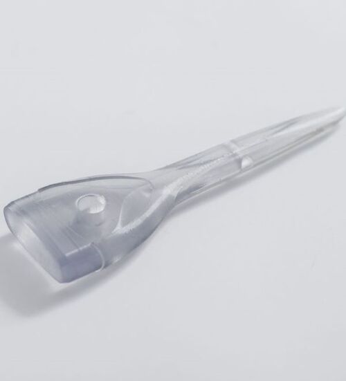 form, fit prototype SLA clear paintbrush prototype LG Harris No Loss Paint Range zoomed in