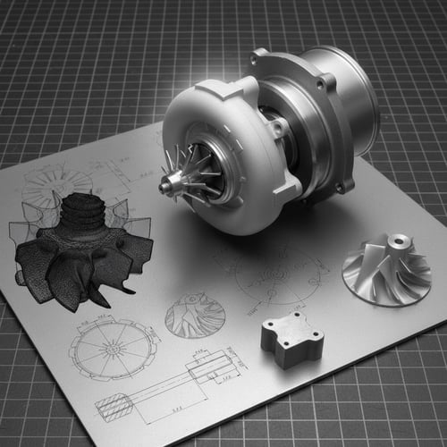 Turbo Drawing Reverse Turbo Reverse Engineer | Case Study | AME-3D