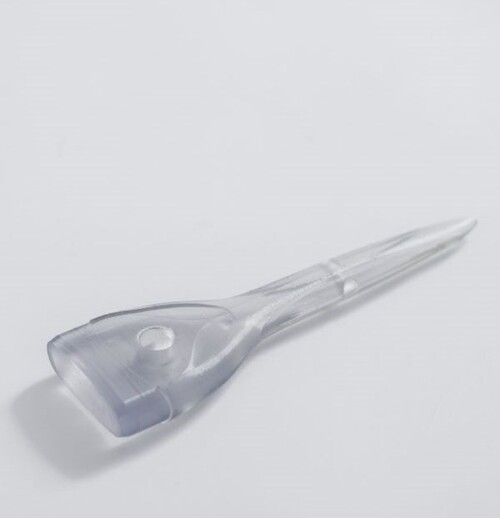 SLA clear paintbrush prototype LG Harris No Loss Paint Range
